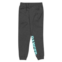 Load image into Gallery viewer, Varsity Turquoise Unisex Fleece Sweatpants