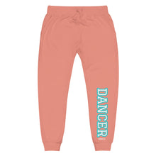 Load image into Gallery viewer, Varsity Turquoise Unisex Fleece Sweatpants