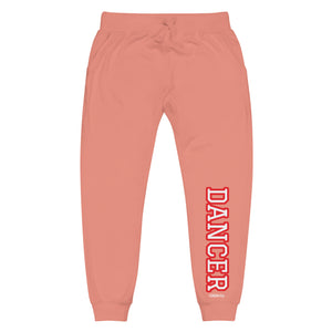 Varsity Red Dancer Unisex Fleece Sweatpants