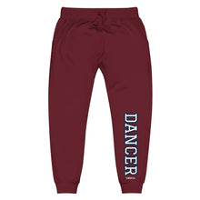 Load image into Gallery viewer, Varsity Navy Dancer Unisex Fleece Sweatpants