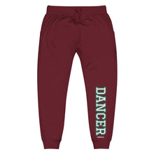 Load image into Gallery viewer, Varsity Green Dancer Unisex Fleece Sweatpants