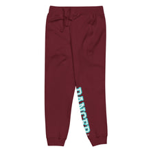 Load image into Gallery viewer, Varsity Turquoise Unisex Fleece Sweatpants