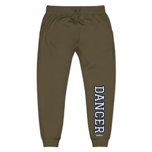 Load image into Gallery viewer, Varsity Navy Dancer Unisex Fleece Sweatpants