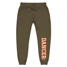 Load image into Gallery viewer, Varsity Orange Dancer Unisex Fleece Sweatpants