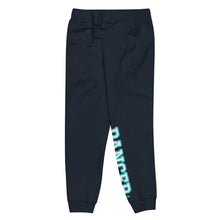 Load image into Gallery viewer, Varsity Turquoise Unisex Fleece Sweatpants