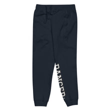 Load image into Gallery viewer, Varsity Black Dancer Unisex Fleece Sweatpants