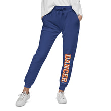 Load image into Gallery viewer, Varsity Orange Dancer Unisex Fleece Sweatpants