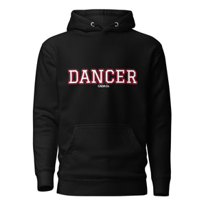 Varsity Burgundy Dancer Unisex Hoodie