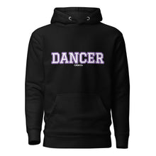 Load image into Gallery viewer, Varsity Purple Dancer Unisex Hoodie