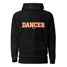 Load image into Gallery viewer, Varsity Orange Dancer Unisex Hoodie