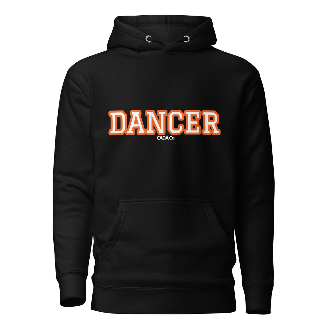 Varsity Orange Dancer Unisex Hoodie