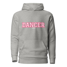 Load image into Gallery viewer, Varsity Pink Dancer Unisex Hoodie