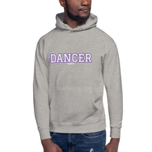 Load image into Gallery viewer, Varsity Purple Dancer Unisex Hoodie