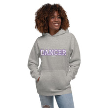 Load image into Gallery viewer, Varsity Purple Dancer Unisex Hoodie