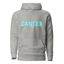 Load image into Gallery viewer, Varsity Turquoise Dancer Unisex Hoodie