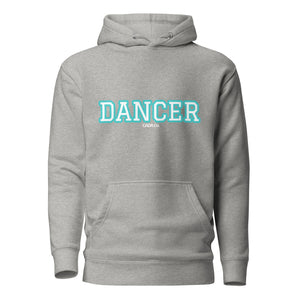 Varsity Turquoise Dancer Unisex Hoodie