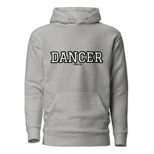 Load image into Gallery viewer, Varsity Black Dancer Unisex Hoodie