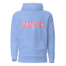 Load image into Gallery viewer, Varsity Pink Dancer Unisex Hoodie