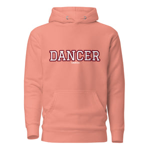 Varsity Burgundy Dancer Unisex Hoodie