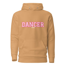 Load image into Gallery viewer, Varsity Pink Dancer Unisex Hoodie