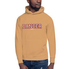 Load image into Gallery viewer, Varsity Burgundy Dancer Unisex Hoodie