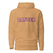 Load image into Gallery viewer, Varsity Burgundy Dancer Unisex Hoodie