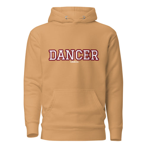 Varsity Burgundy Dancer Unisex Hoodie