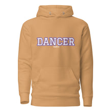 Load image into Gallery viewer, Varsity Purple Dancer Unisex Hoodie