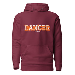 Varsity Orange Dancer Unisex Hoodie