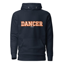 Load image into Gallery viewer, Varsity Orange Dancer Unisex Hoodie