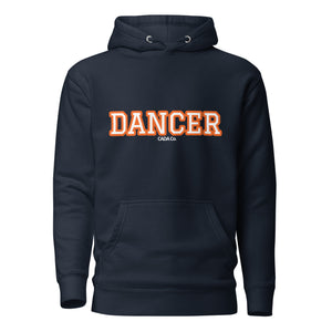 Varsity Orange Dancer Unisex Hoodie