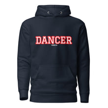 Load image into Gallery viewer, Varsity Red Dancer Unisex Hoodie