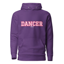 Load image into Gallery viewer, Varsity Pink Dancer Unisex Hoodie