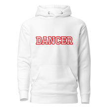 Load image into Gallery viewer, Varsity Red Dancer Unisex Hoodie