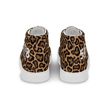 Load image into Gallery viewer, Women’s Leopard High Top Canvas Shoes