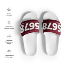 Load image into Gallery viewer, Women&#39;s Burgundy Slides