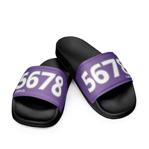 Women's Purple Slides