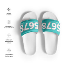 Load image into Gallery viewer, Women&#39;s Turquoise Slides