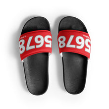 Load image into Gallery viewer, Women&#39;s Red Slides
