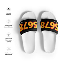 Load image into Gallery viewer, Women&#39;s Red/Gold Slides