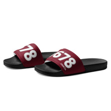 Load image into Gallery viewer, Women&#39;s Burgundy Slides