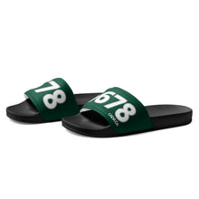 Load image into Gallery viewer, Women&#39;s Green Slides