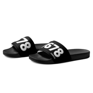 Women's Black Slides